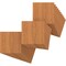 Ekena Millwork 7 3/4W x 7 3/4H x 3/8T Wood Hobby Boards, Cherry, 25PK HBW08X08X375DCH - alternate 1